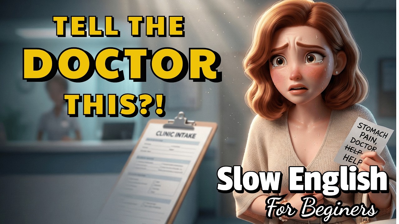Speak Fluently at the Doctor | Easy English Listening Practice (A2 Level)