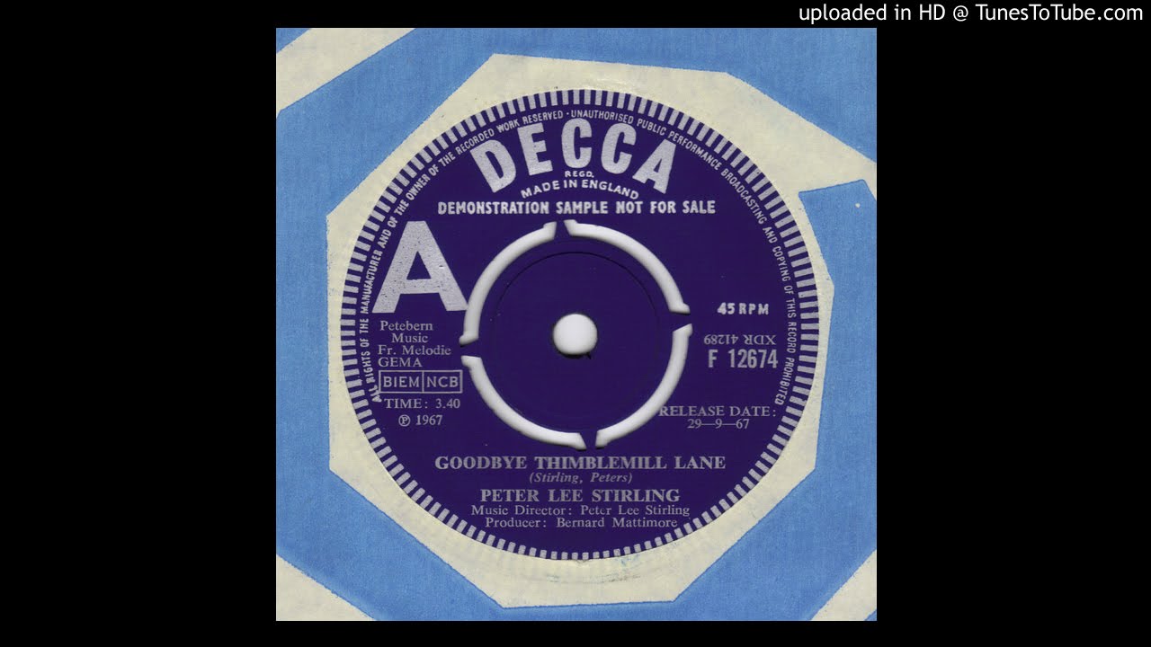 Peter Lee Stirling - Goodbye Thimblemill Lane
