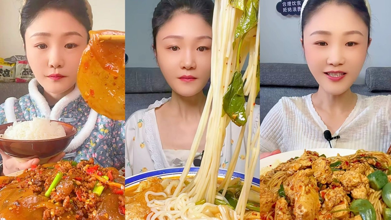 1 Hour ASMR Mukbang | Satisfying Eating Sounds for Sleep, Relaxation & Study #1168