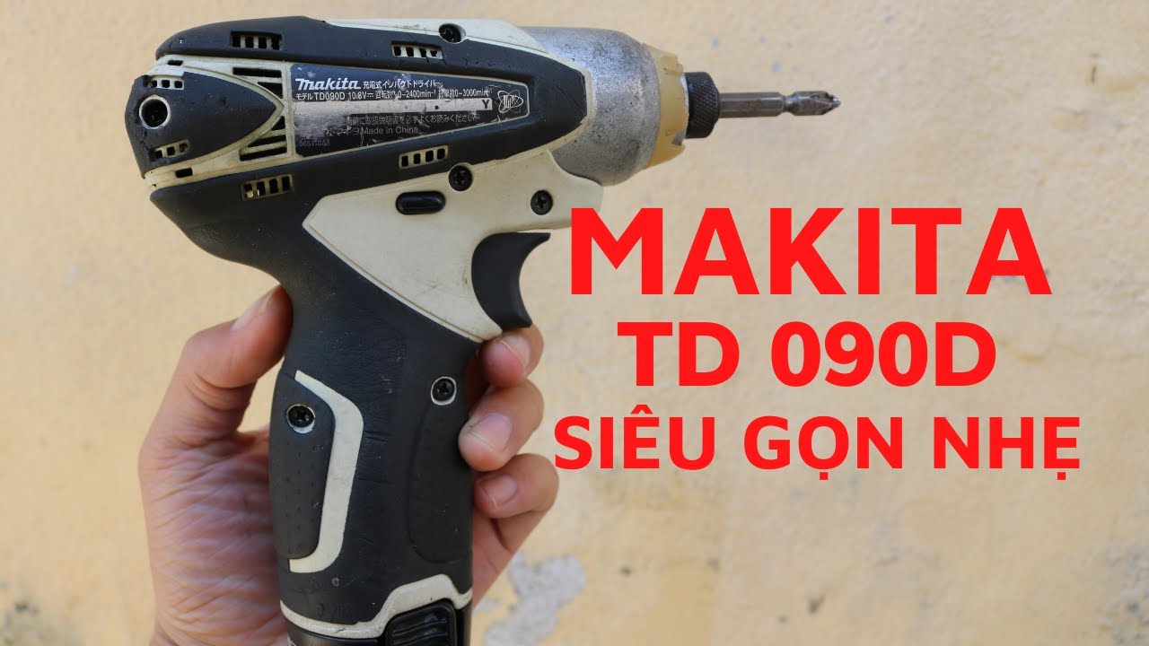 Makita TD 090D nhỏ gọn bên khoan có gì | Vít pin Nhật Bãi