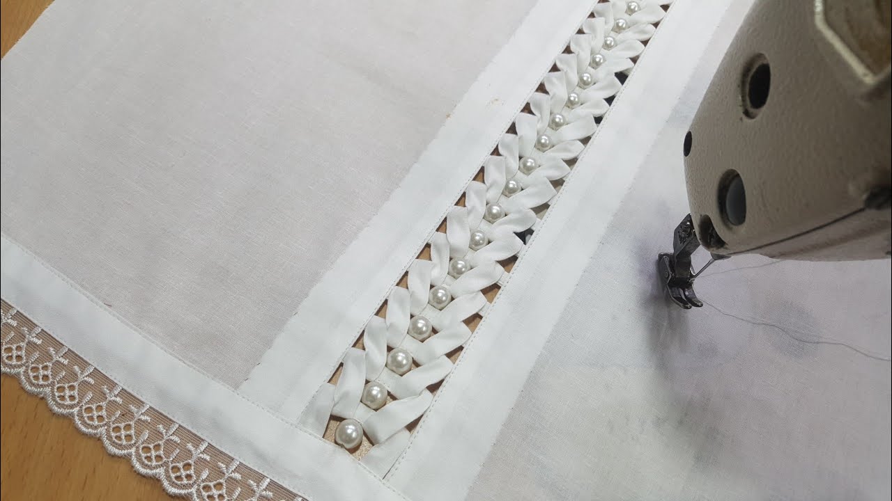 🦋 Butterfly Style Trouser Poncha Design for Girls | Trouser Bottom Design with Pearls