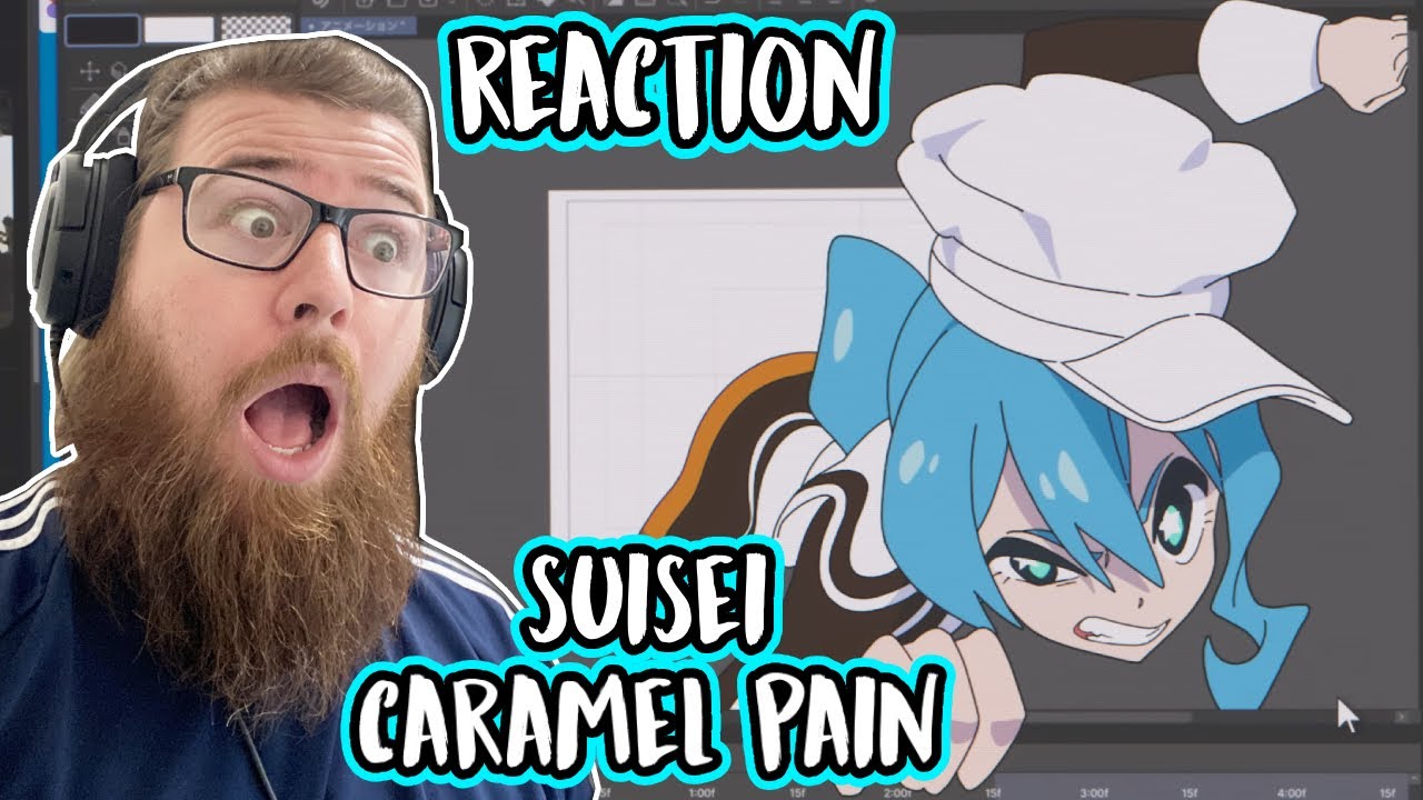 VTUBER VS ANIMATOR!?!? Hoshimachi Suisei "Caramel Pain" | Laverick Reacts
