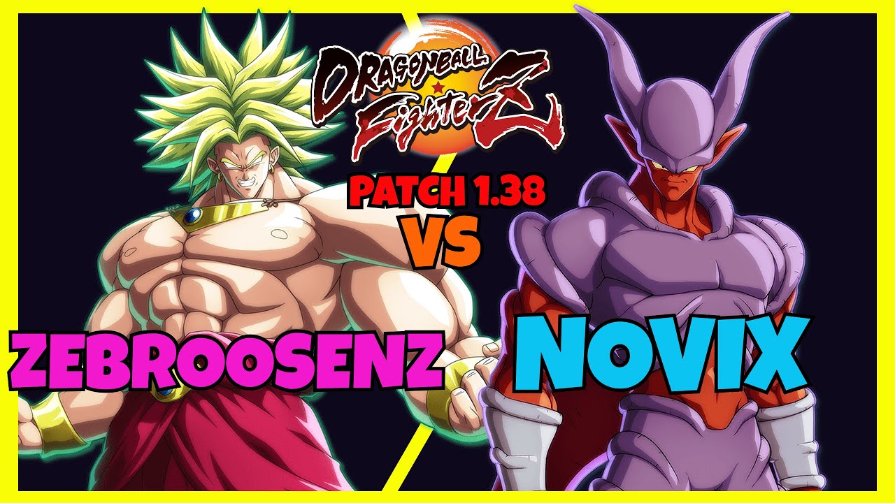 DBFZ - ZEBROOSENZ vs NOVIX gameplays (Z Broly, S Broly, Android 16 vs Super Baby 2, Janemba, Trunks)