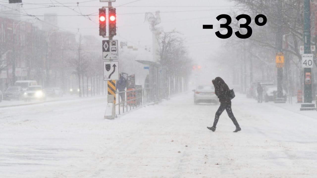 EXTREME Winter SNOW STORM in Hamilton STONEY CREEK | Toronto Canada | Massive Snowfall | FEB. 2023