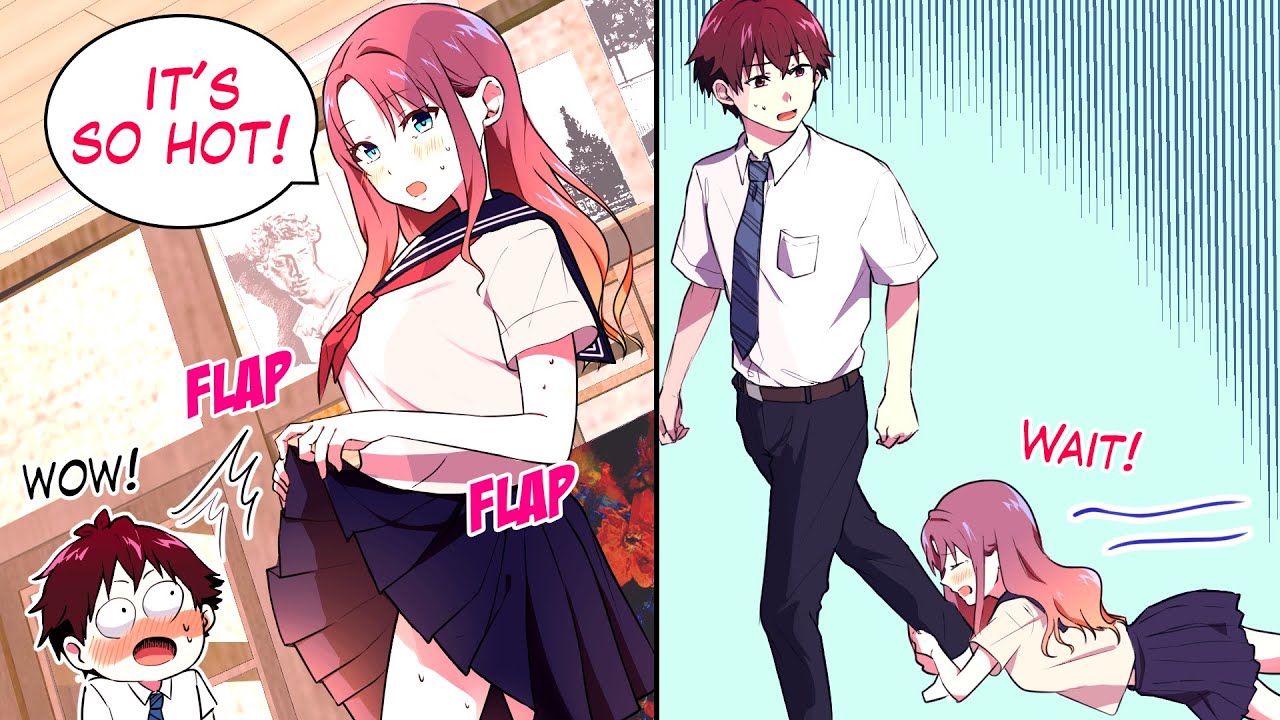 I Saw the Quiet Beauty at School Flipping Her Skirt