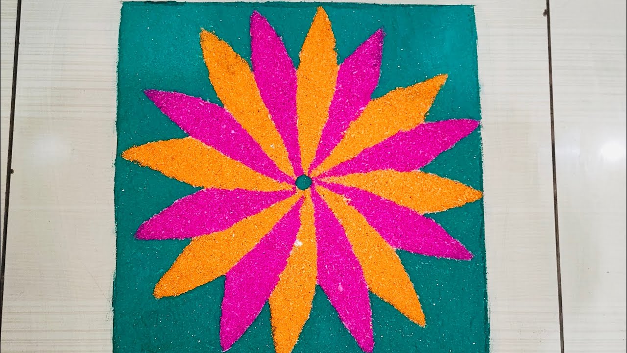Rangoli design #shortvideo #indianart #rangoli #learning 