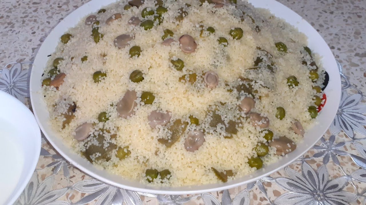 مسفوف بالفول بالجلبانة😋مدهون بالطبع👌🏻مع طريقة باش فول جلبانة يطيبو زبدة🤤