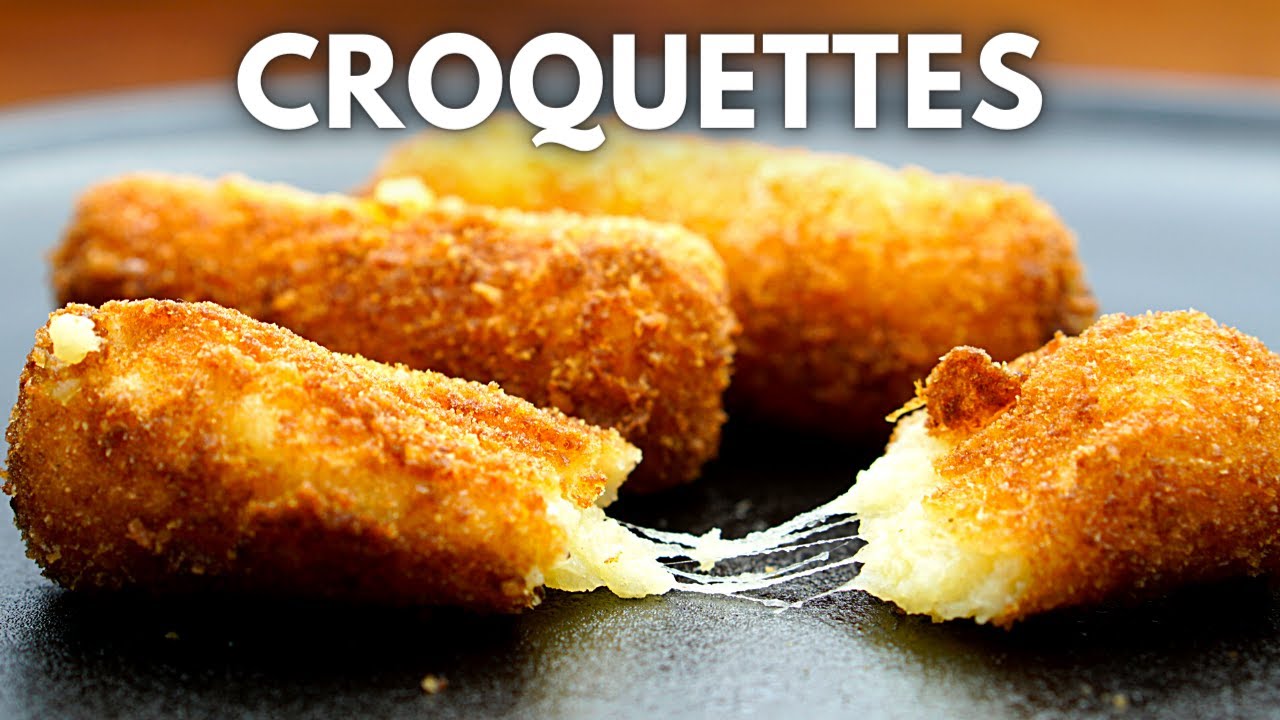 Easy Homemade Potato Croquettes with Mozzarella Filling