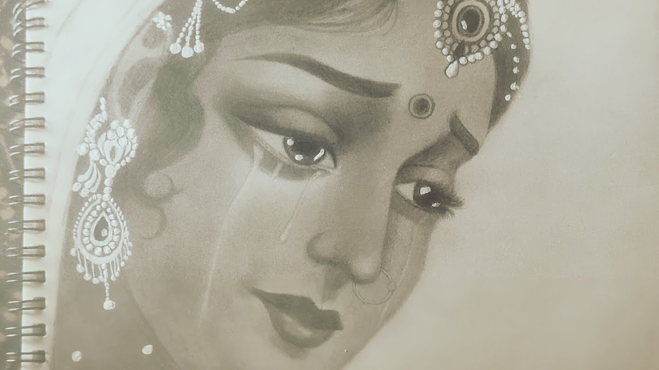 Mira ji sketch drawing 🖤