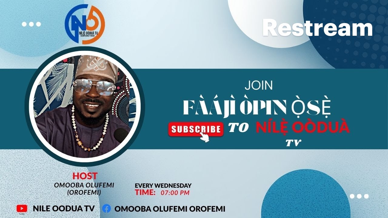 FÀÁJÌ ÒPIN Ọ̀SẸ̀ PẸ̀LǓ OLÚFẸ́MI (Ọ̀RỌ̀FẸ́MI)