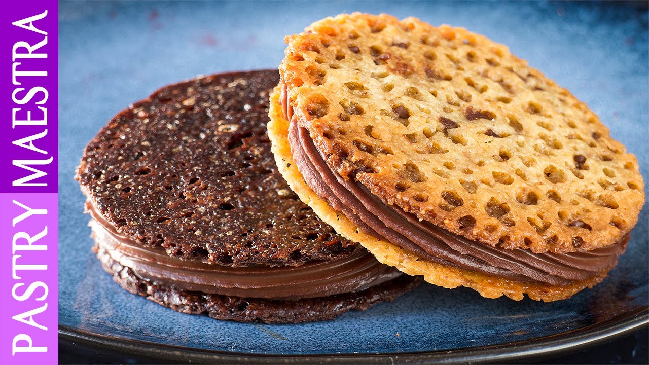 Simple Chocolate Lace Sandwich Cookies | Pastry Maestra