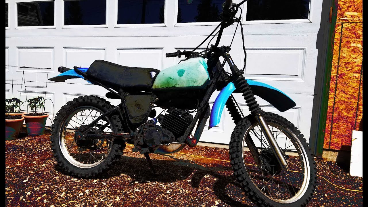 1980's YAMAHA 175 DIRT BIKE - PART 1 VINTAGE