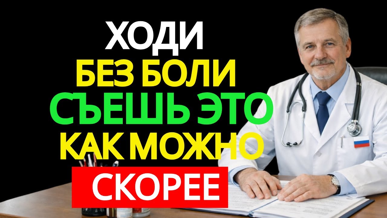 Совет врача: 3 продукта для пожилых, которые помогают ходить без боли