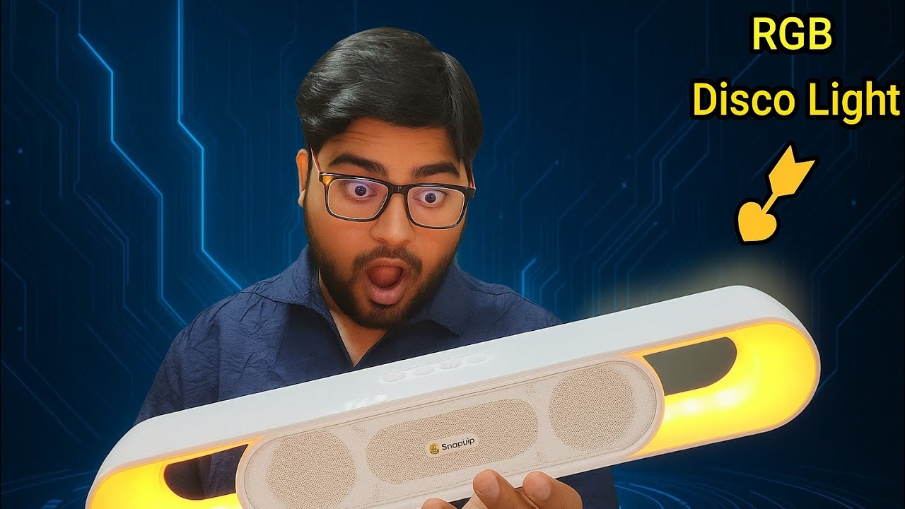 अब घर में डीजे बजेगा SnapUp boom x pro with RGB Disco Light Speaker 🔊 