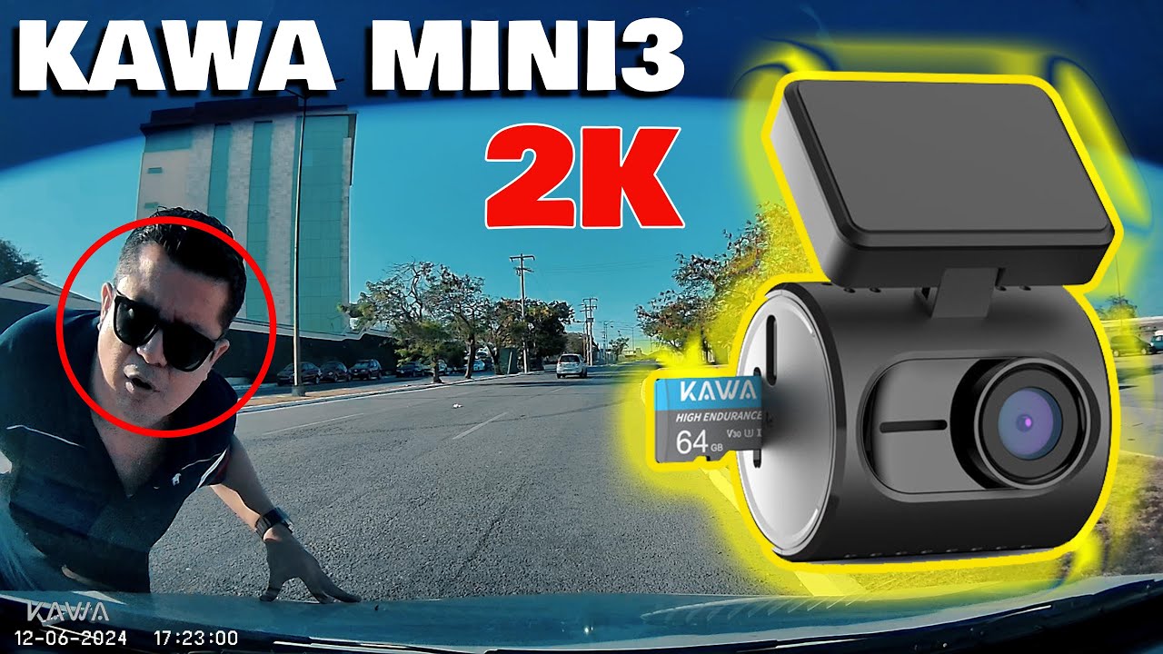 KAWA MINI 3  La dash CAM más pequeña del mundo!
