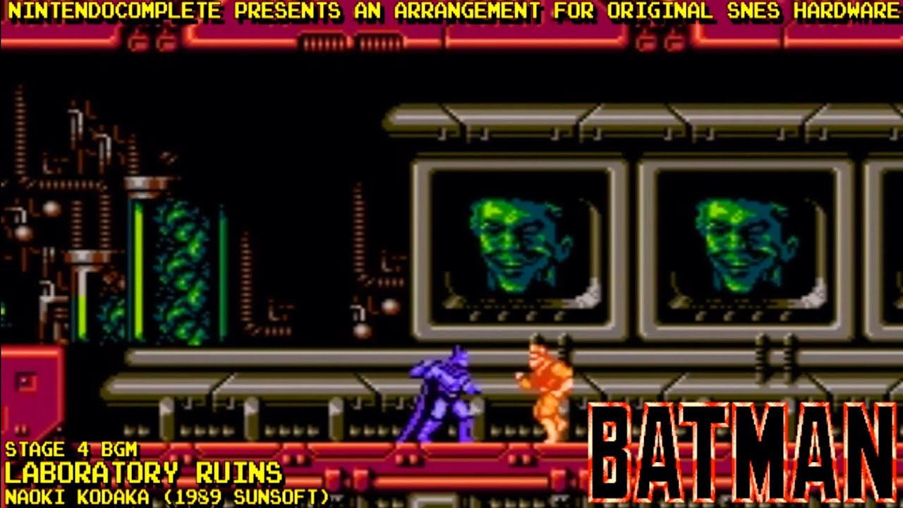 ♫LABORATORY RUINS (Batman, NES) SNES Arrangement - NintendoComplete