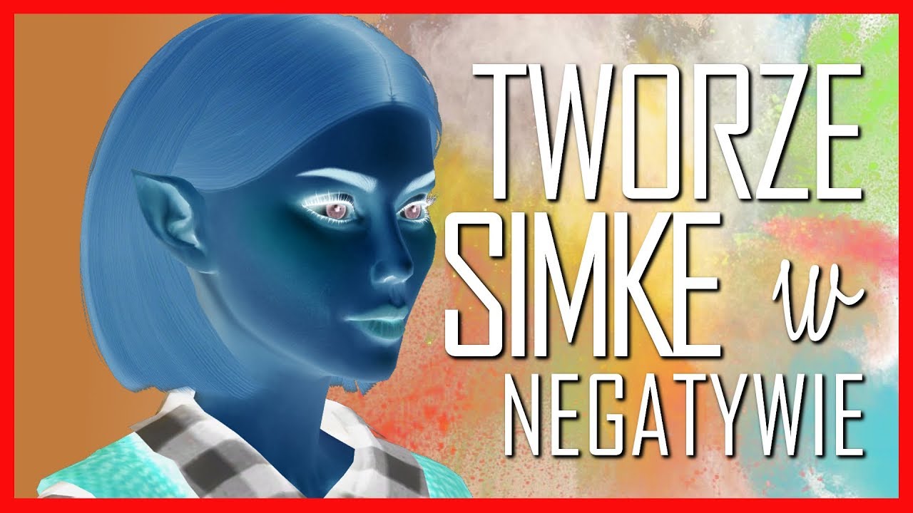 Tworzę ŚWIĄTECZNEGO ELFA w ODWRÓCONYCH KOLORACH | SIMS 4 NEGATYW CAS CHALLENGE