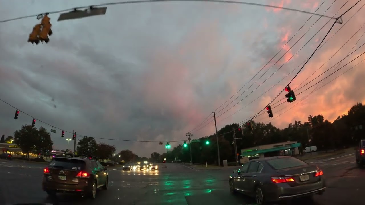 ASMR Local Driving 4K | Drive around town after rain | Sunset Driving | Duluth Georgia