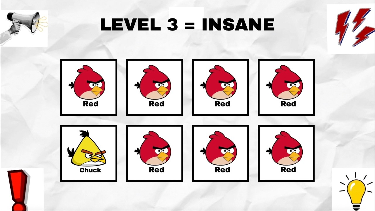 Levels 1–3 go from EASY to INSANE 😱