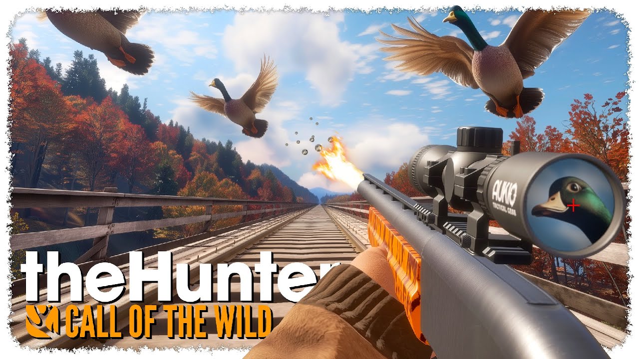Hunting DIAMOND DUCKS on train tracks (ᶦᵗ'ˢ ᵈᵃⁿᵍᵉʳᵒᵘˢ) | theHunter: Call of the Wild