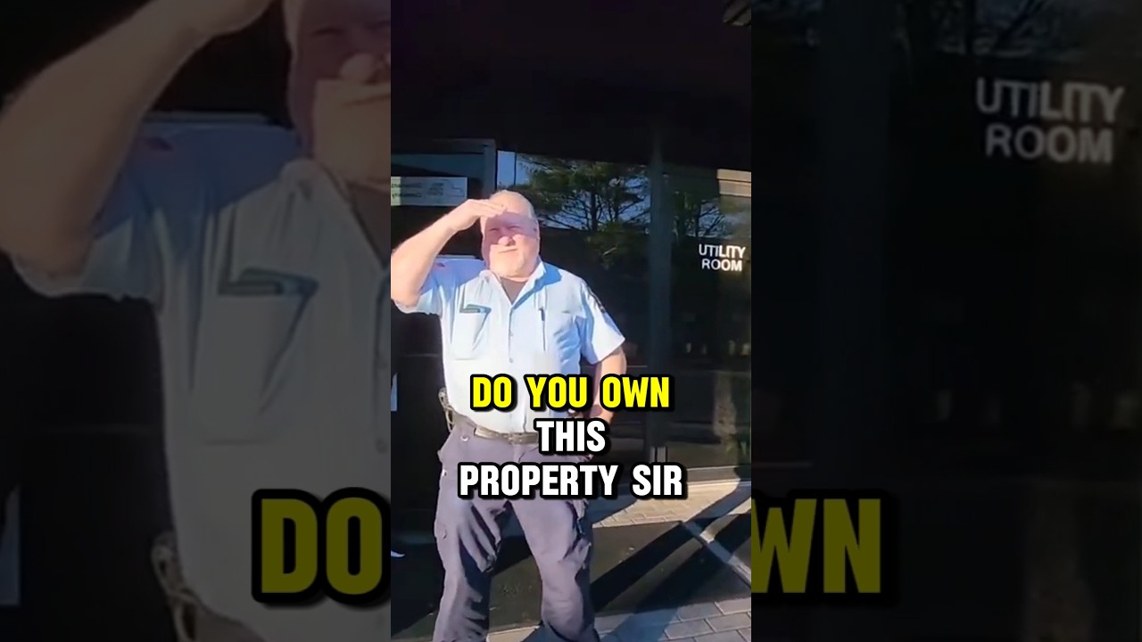 Officer Thinks He Owns Public Property!