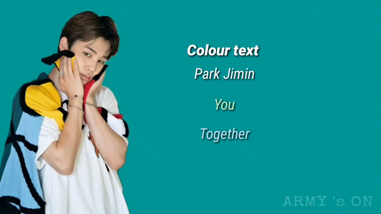 Filter - Jimin  (Karaoke duet with Jimin) [Han/Rom/Ind]