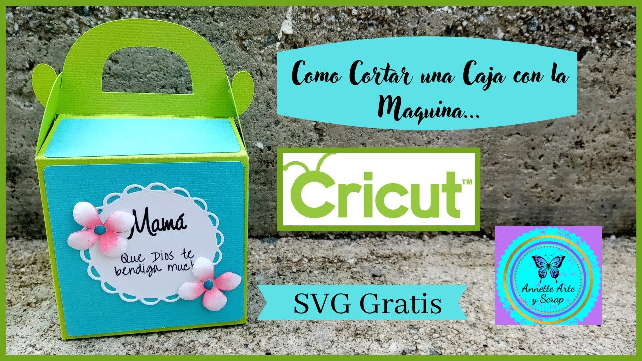 Como Cortar una Caja con la Cricut-  Archivo SVG Gratis