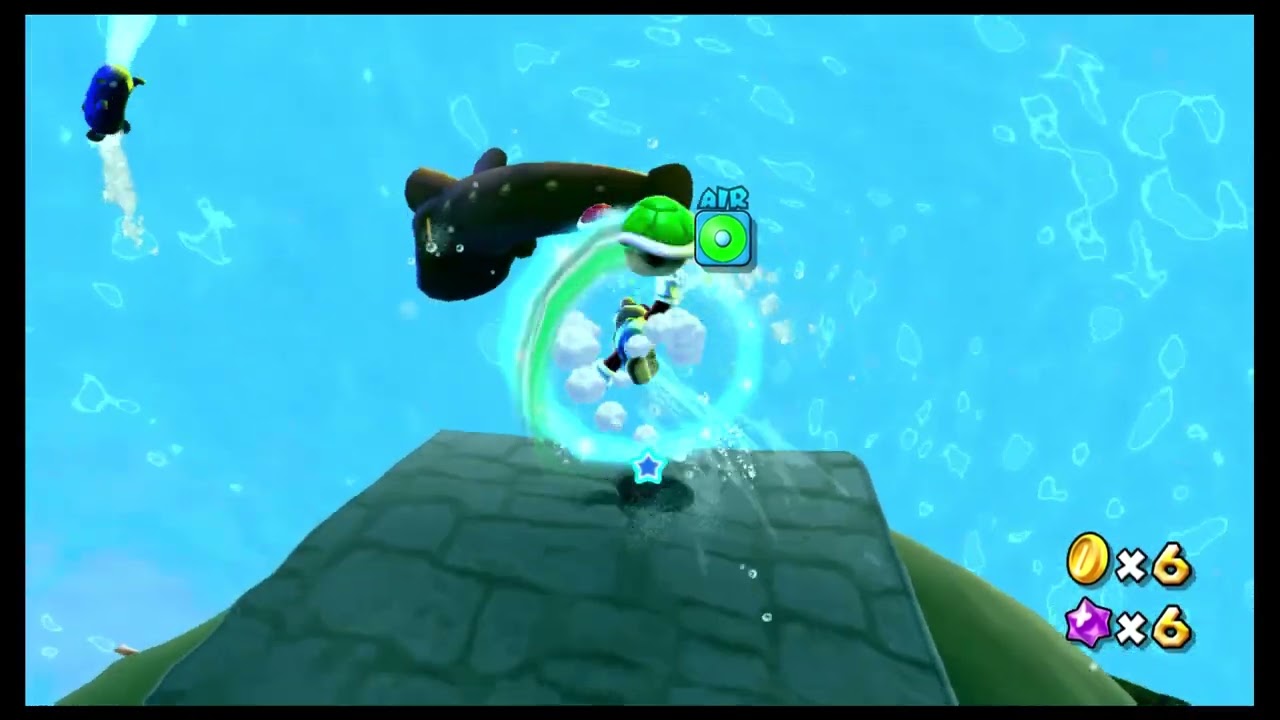 Super Mario Galaxy: Giant Eel Outbreak - 12 Coins Collected (Max Coins)