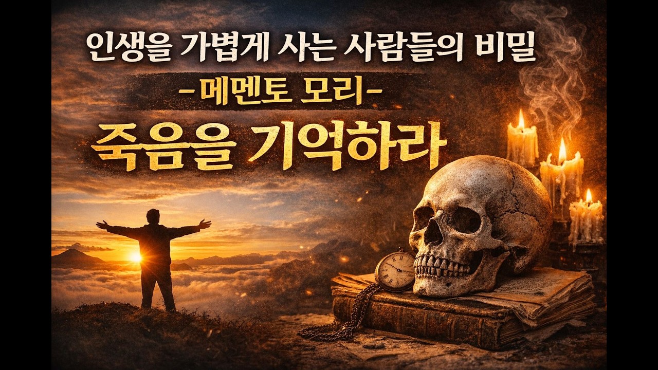 인생을 가볍게 사는 사람들의 비밀| 메멘토모리, 죽음을 기억하라