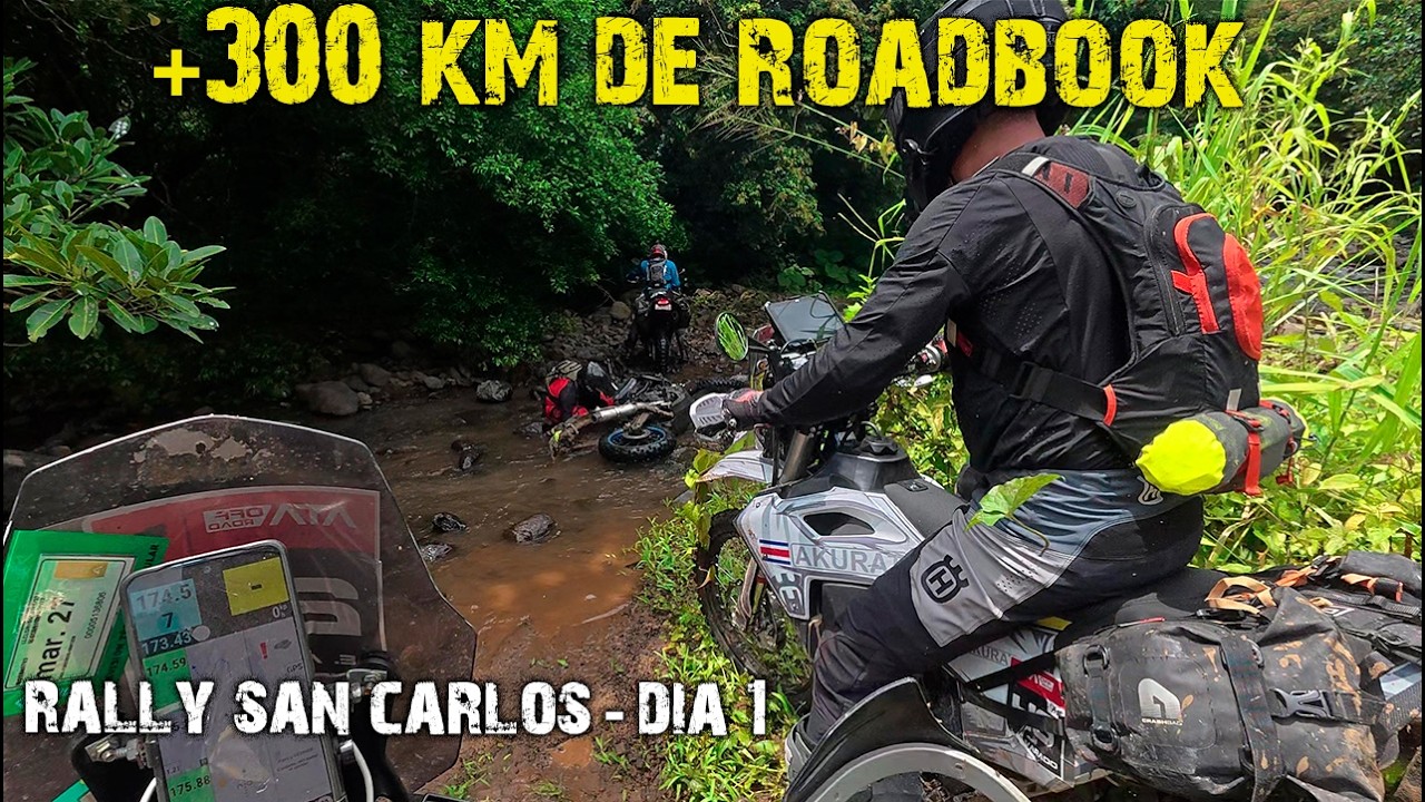 🔥🛵 Más de 300 KILOMETROS DE ROADBOOK | RALLY SAN CARLOS | COSTA RICA | Tenere 700 - VOGE300 RALLY