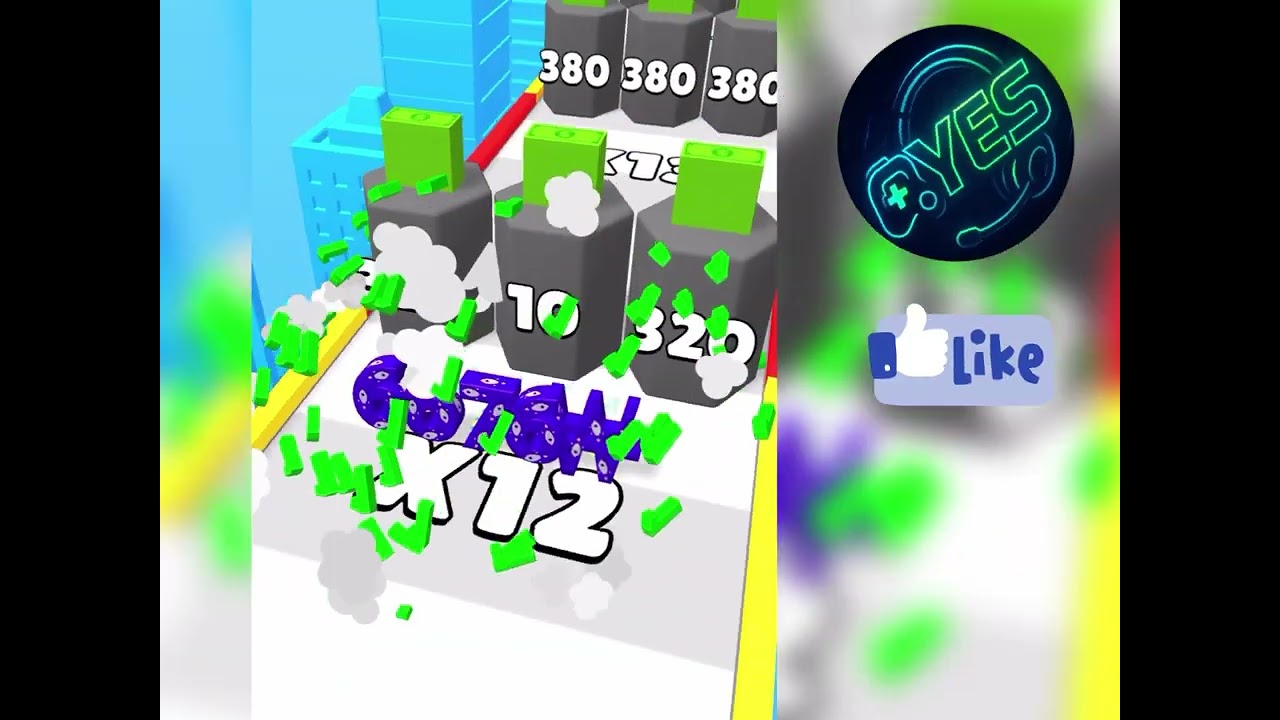 DIGIT SHOOTER! ASMRGameplay Android iOS • Satisfying Mobile Game Playthrough!