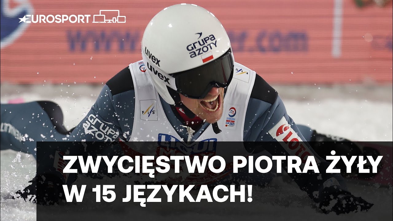 Zobacz, jak komentatorzy z całej Europy przeżywali ZWYCIĘSTWO Piotra Żyły!