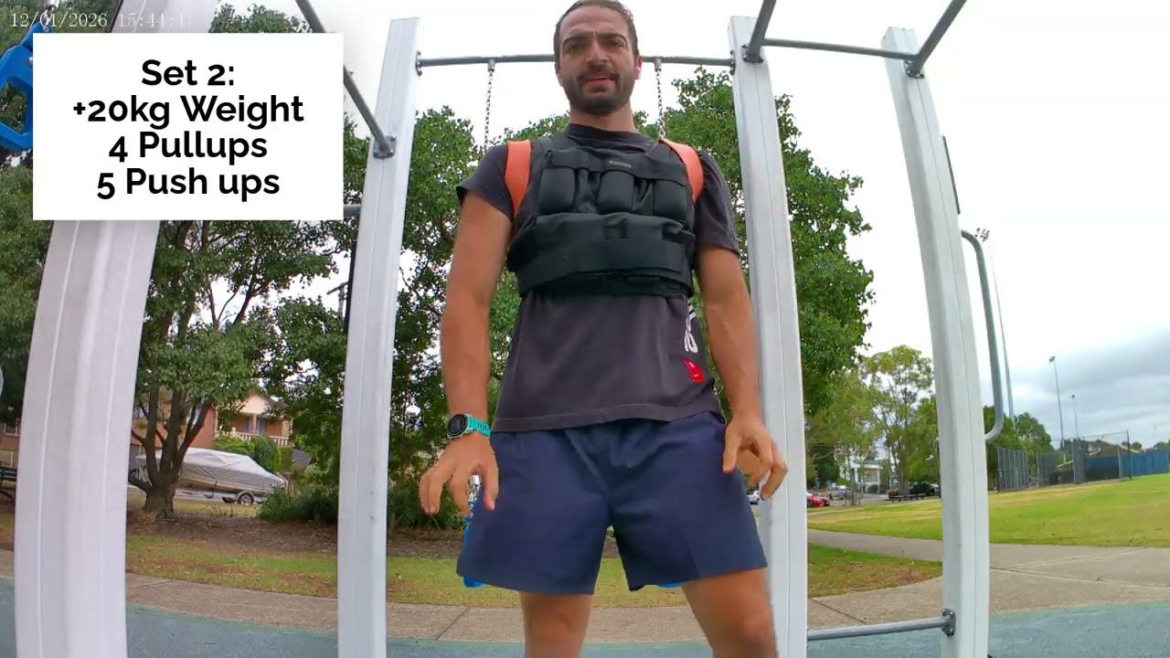 Weighted Pullups Workout 1