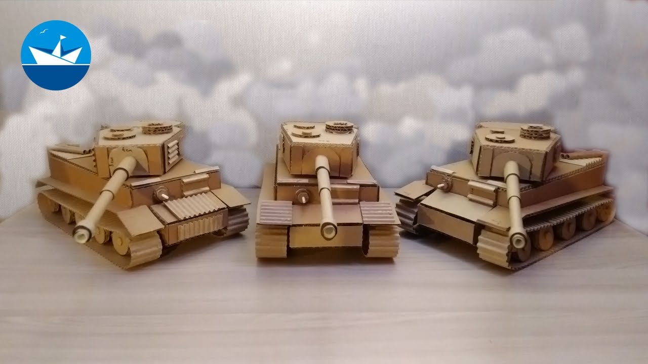 Немецкий тяжёлый танк Тигр (1942г.) из картона. Panzerkampfwagen VI Ausf.H &mdash; E/ DIY