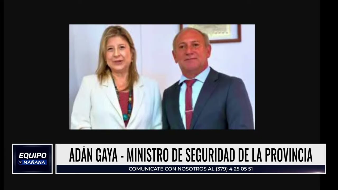 El ministro de Seguridad de Corrientes se reunió con su par nacional: hablamos con el Min. Adán Gaya