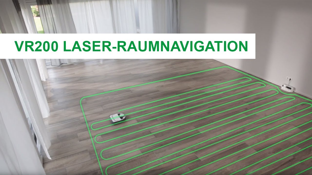 Wissen | VR200 Saugroboter: Laser-Raumnavigation