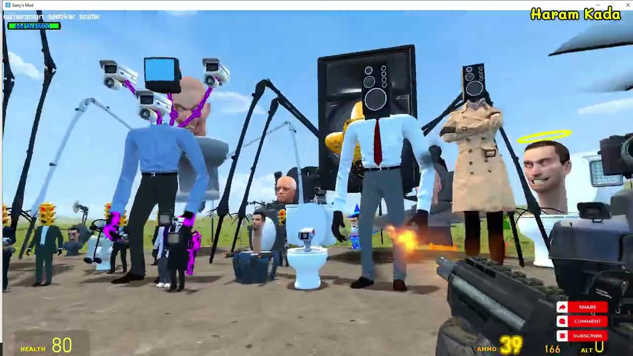 NEW Skibidi Toilets Get Kicked by Spartan into Giant Water Pit! #282 - Garry's Mod