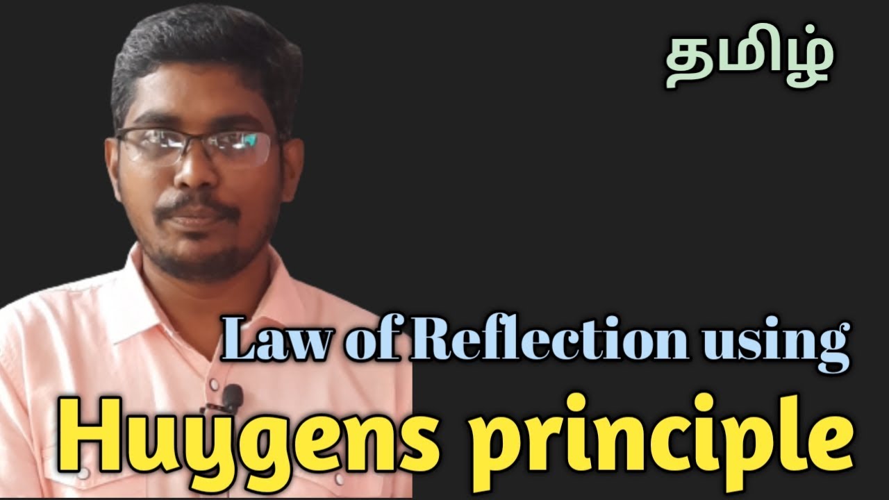 Huygens Principle | Law of Reflection | Class12 | Physics |