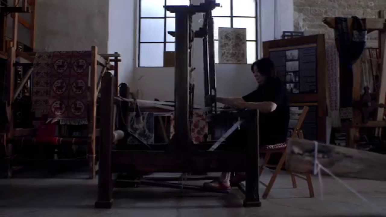 Museo Laboratorio Giuditta Brozzetti - Fase lavorazione: Telaio Rustico a quattro licci
