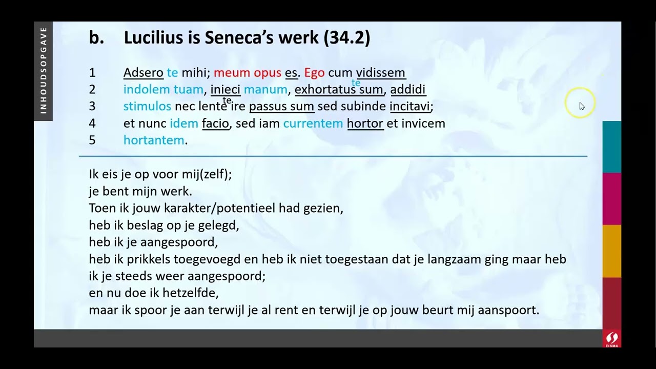 Tekst 10 1b Lucilius is Seneca's werk