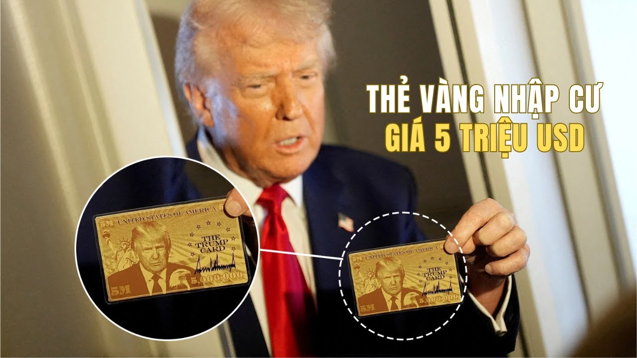 Thẻ vàng Trump trị giá 5 triệu USD, đã có bao nhiêu người đặt mua?