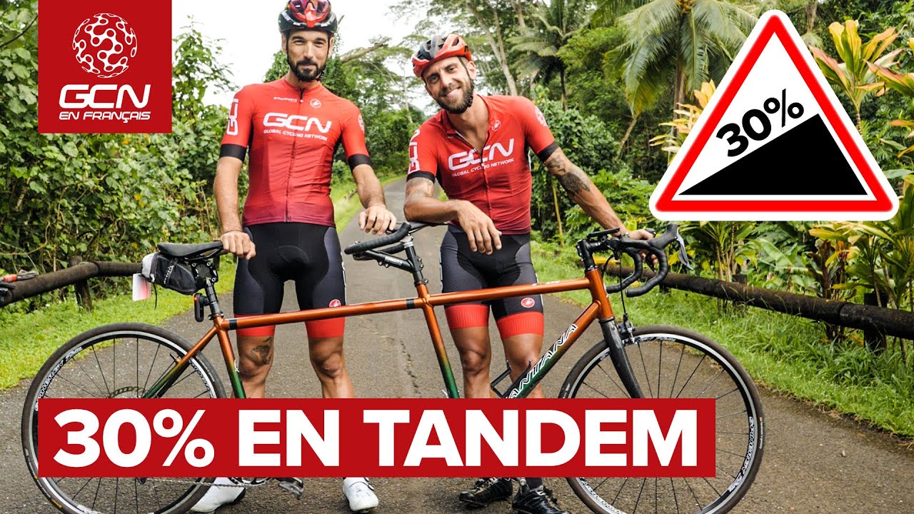 On a testé le tandem dans un mur à 30%