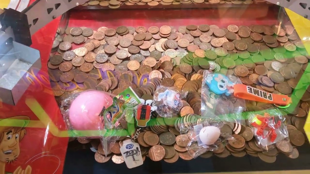 2p Scooby Doo coin pusher - £3.00 - Rapid Fire