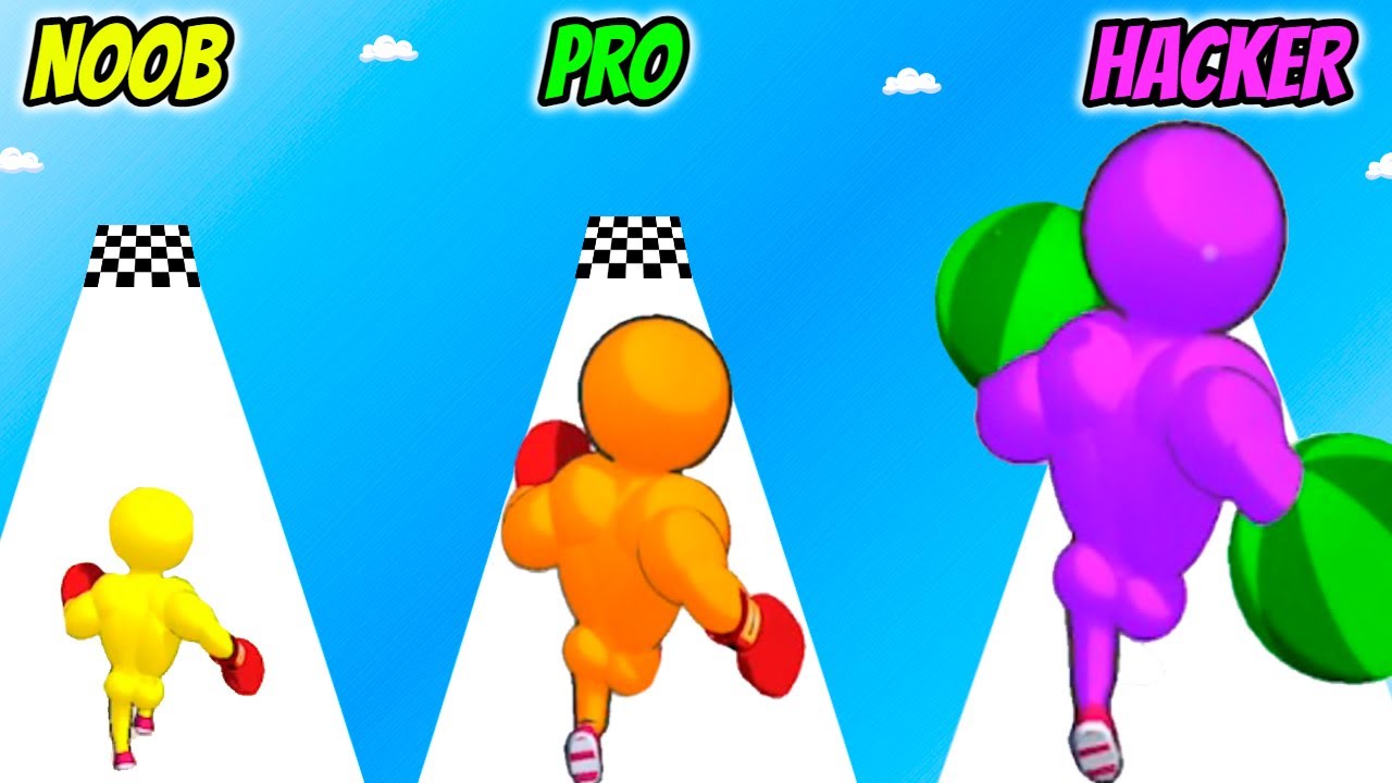 Level Up Runner - NOOB vs PRO vs HACKER