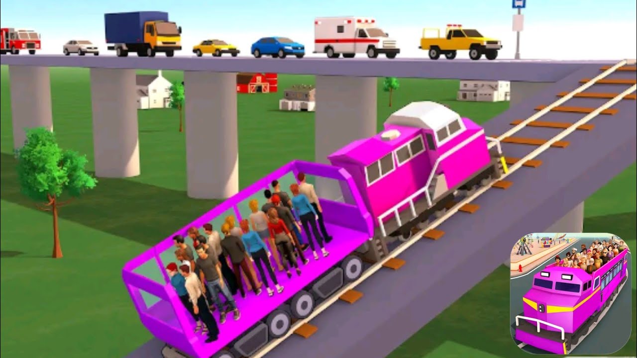 (Passenger Express Train Game )Gameplay Videos Top Free Mobile Best Game Android ISO