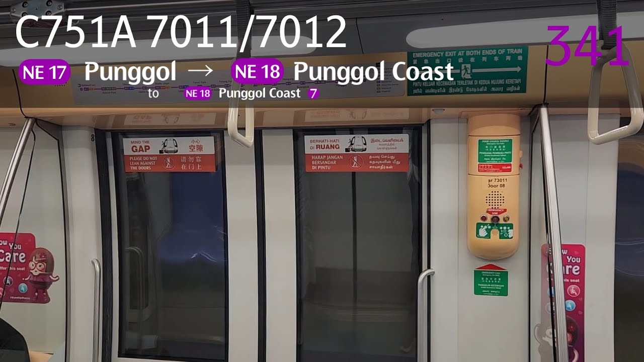 [SBST] Alstom Metropolis C751A [7011/7012] - Punggol » Punggol Coast