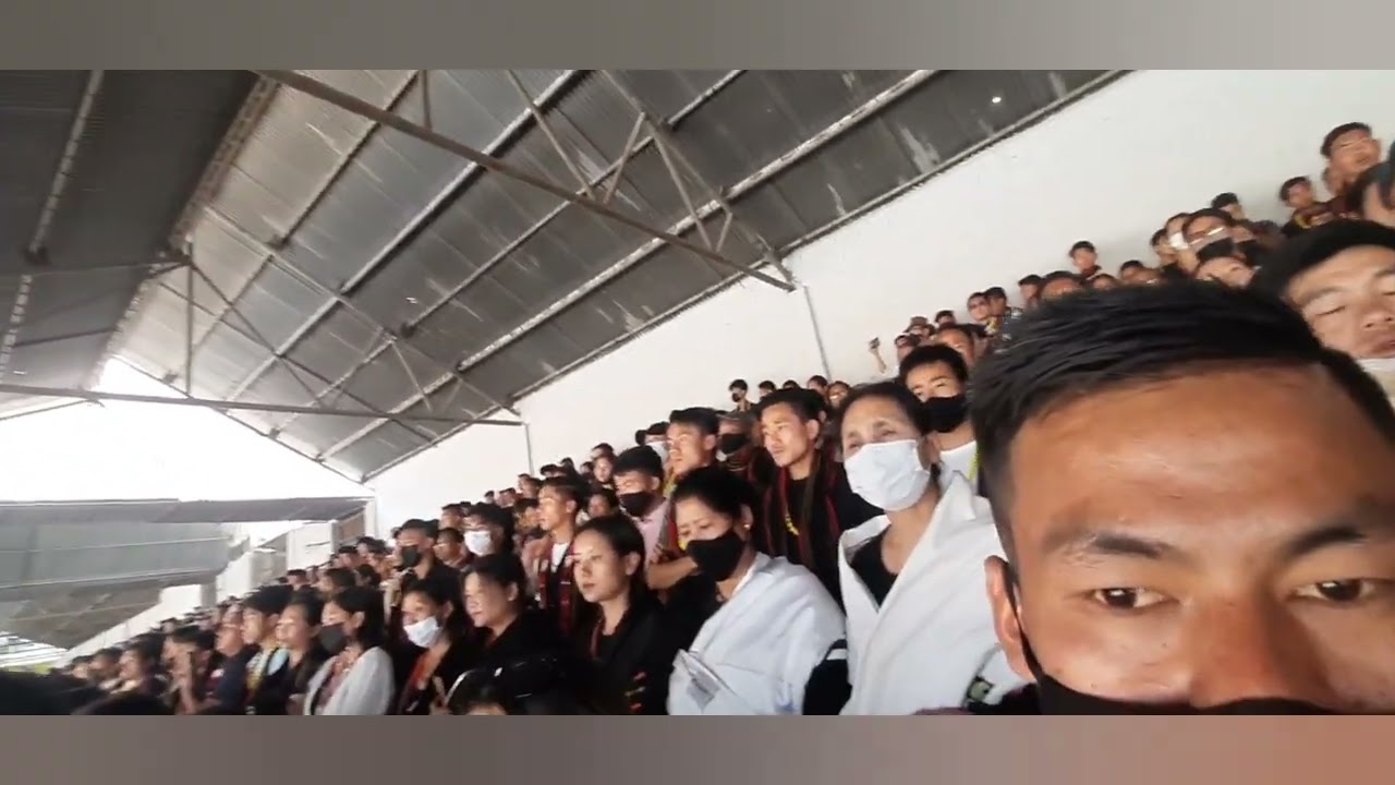 20,000+ Angamis singing Ara Kezevi|The Angami anthem song|APO Golden Jubilee  2022