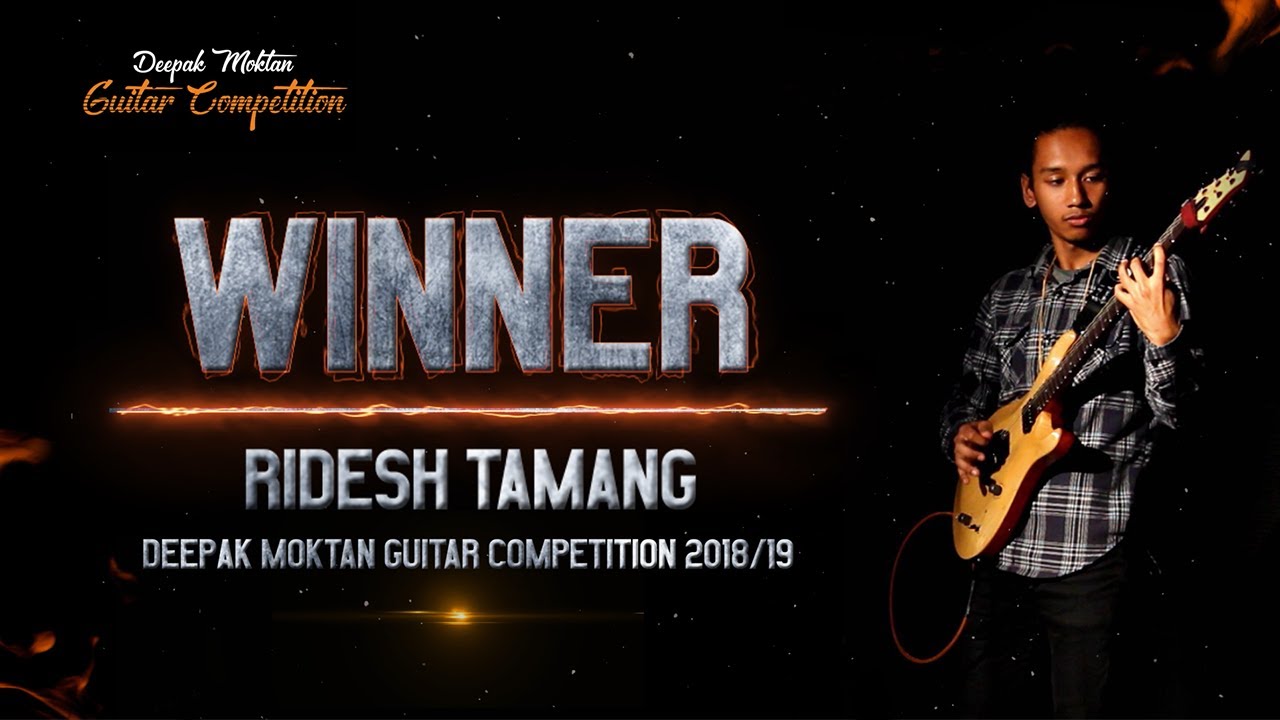 Ridesh Tamang - Deepak Moktan Guitar Competition 2018/19 | GRAND FINALE | WINNER |