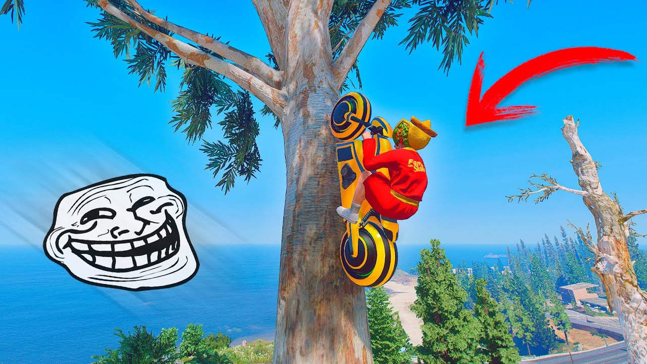 CARRERA TROLL PERO POR PRIMERA VEZ SOY SÚPER INTELIGENTE - GTA 5 ONLINE