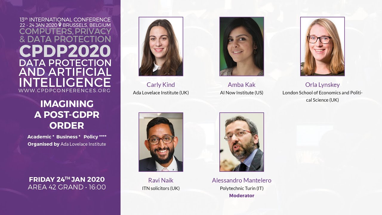 CPDP 2020: Imagining a post-GDPR order.
